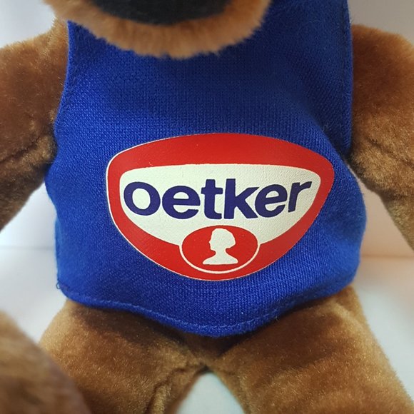 Vintage 1990s DR OETKER Moose Plush Stuffed Animal Promotional Mousse Pudding - Picture 4 of 14